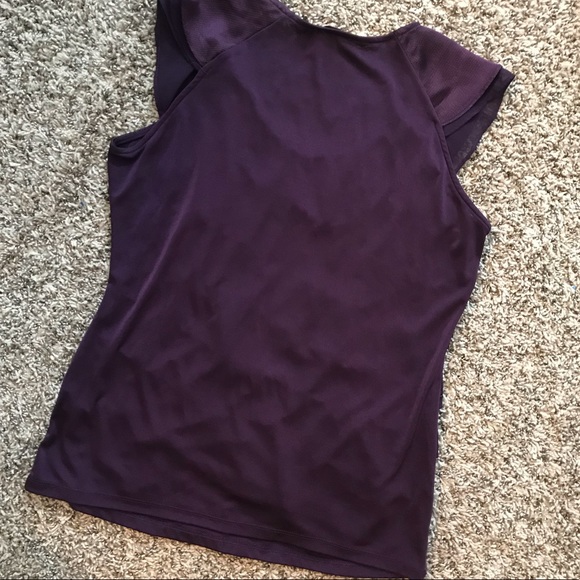 Purple Ruffled Top - Picture 5 of 5